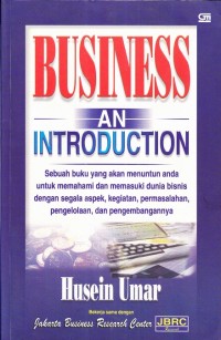 Business An Introduction