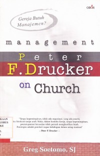 Gereja Butuh Menajemen