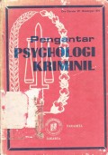 Pengantar Psychologi Kriminal